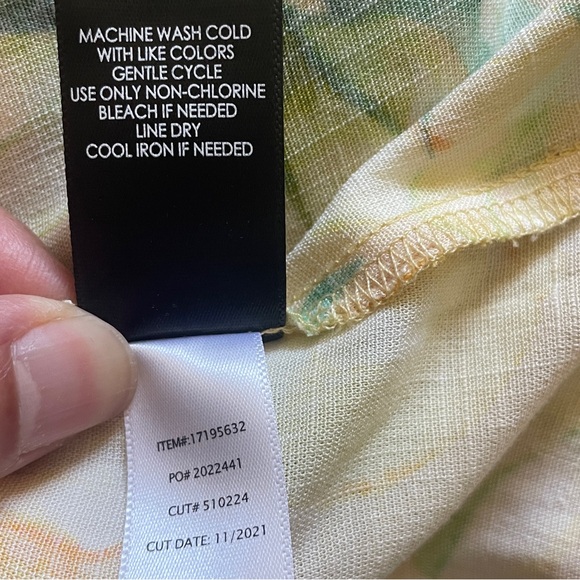 NWT Torrid 0 Size L 12 Lemon Print Tank Sleeveless Fresh Summer New MSRP $49 - Picture 5 of 5